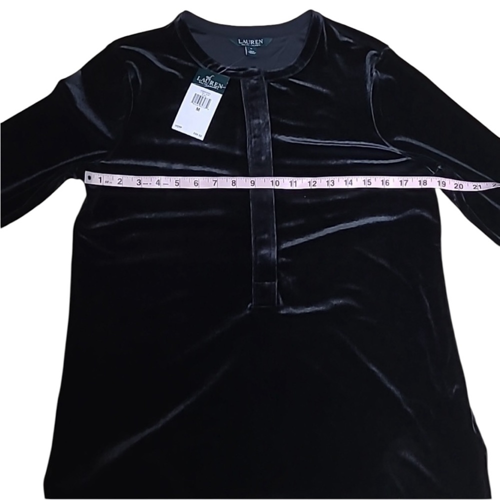 Ralph Lauren velvet top size Medium - Picture 3 of 8